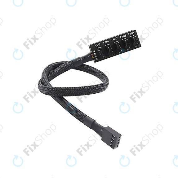 Hub PWM pentru ventilatoare, 4 pini, 5 porturi