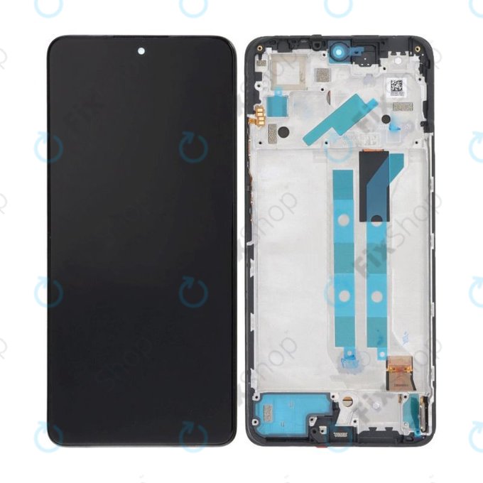 Xiaomi Redmi Note 11 Pro 5G 21091116I 2201116SG - Ecran LCD + Sticlă Tactilă + Ramă (Graphite Gray) TFT