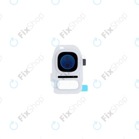 Samsung Galaxy S7 Edge G935F - Ramă Cameră Spate (White) - GH98-39403D Genuine Service Pack