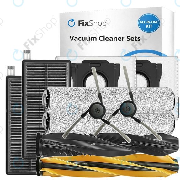 Set de piese de schimb pentru Dreame Aqua 10, 10 Ultra (1 pereche de perii principale, 2x Filter, 2x Perie laterală, 2x Mop, 2x Sac de praf)