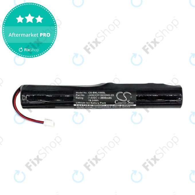 Baterie pentru Bang & Olufsen Beolit 15, 17, Beoplay A2, 2600mAh, Li-Ion, 7.4V, J406/ICR18650NH-2S, HQ