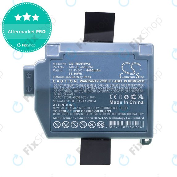 Baterie pentru iRobot Roomba S9, S9+, 4400mAh, Li-Ion, 14.4V, ABL-B, HQ