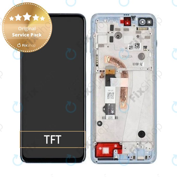 Motorola Moto G100 XT2125 - Ecran LCD + Sticlă Tactilă + Ramă (Iridescent Sky) - 5D68C18073, 5D68C18071 Genuine Service Pack