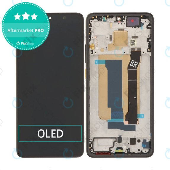 Xiaomi Poco X7 Pro - Ecran LCD + Sticlă Tactilă + Ramă (Yellow) OLED