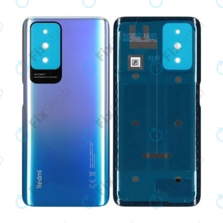 Xiaomi Redmi 10 (2022) 21121119SG 22011119UY - Carcasă Baterie (Sea Blue) - 55050001JS9X Genuine Service Pack