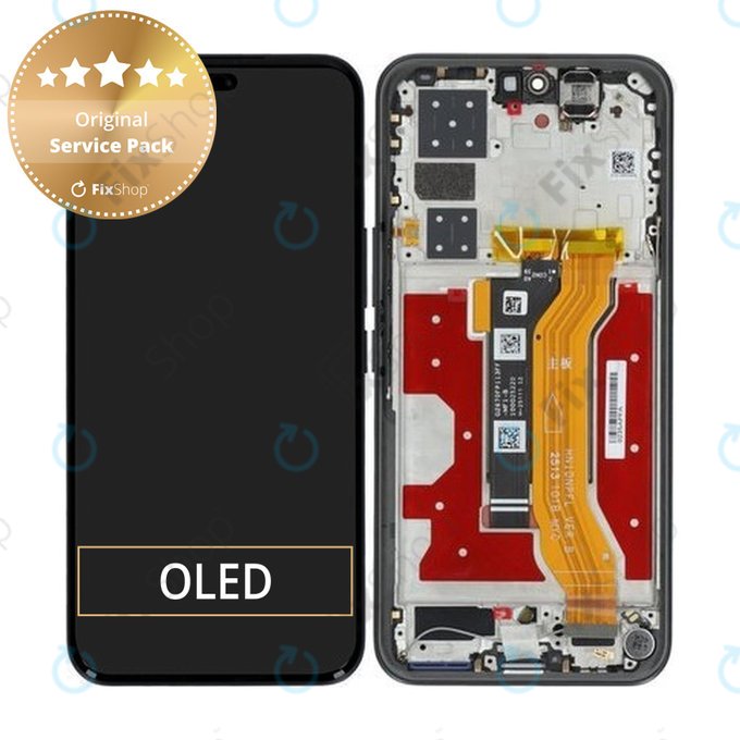 Honor 400 Pro - Ecran LCD + Sticlă Tactilă + Ramă (Midnight Black) - 0235APFA Genuine Service Pack