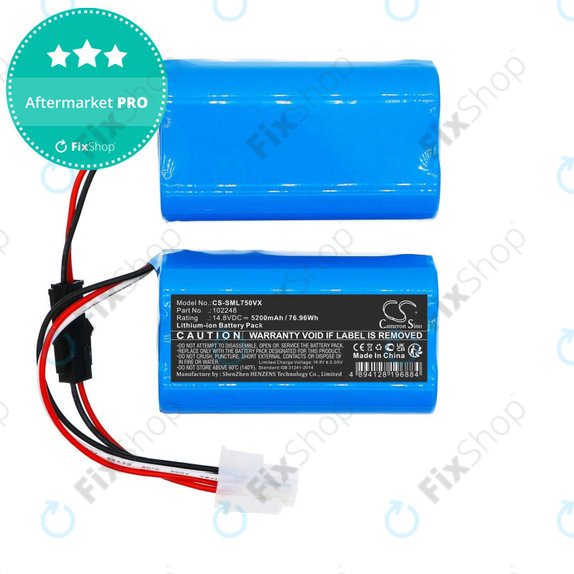 Baterie pentru Symbo Laserbot 750, 5200mAh, Li-ion, 14.8V, 102248, HQ