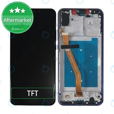 Huawei Nova 3 - Ecran LCD + Sticlă Tactilă + Ramă (Airy Blue) TFT