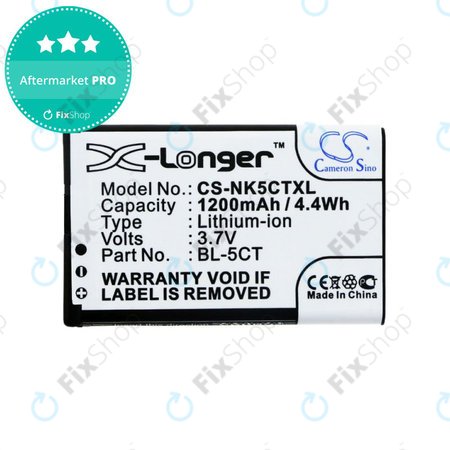 Baterie pentru Nokia 5220, 5630, 6303, 6700, C5, 1200mAh, Li-Ion, 3.7V, BL-5CT, HQ