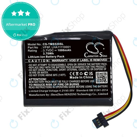 Baterie pentru TomTom Start 52, 1000mAh, Li-Ion, 3.7V, VF6F, HQ