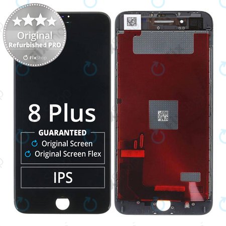 Apple iPhone 8 Plus - Ecran Display LCD + Touchscreen + Ramă (Black) Original Refurbished PRO