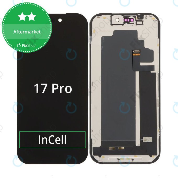 Ecran In-Cell FHD pentru iPhone 17 Pro, Sticlă tactilă cu ramă