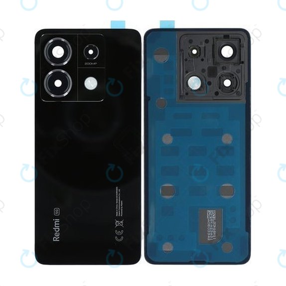 Xiaomi Redmi Note 13 Pro 5G 2312DRA50C - Carcasă Baterie (Midnight Black) - 5600090N1600 Genuine Service Pack