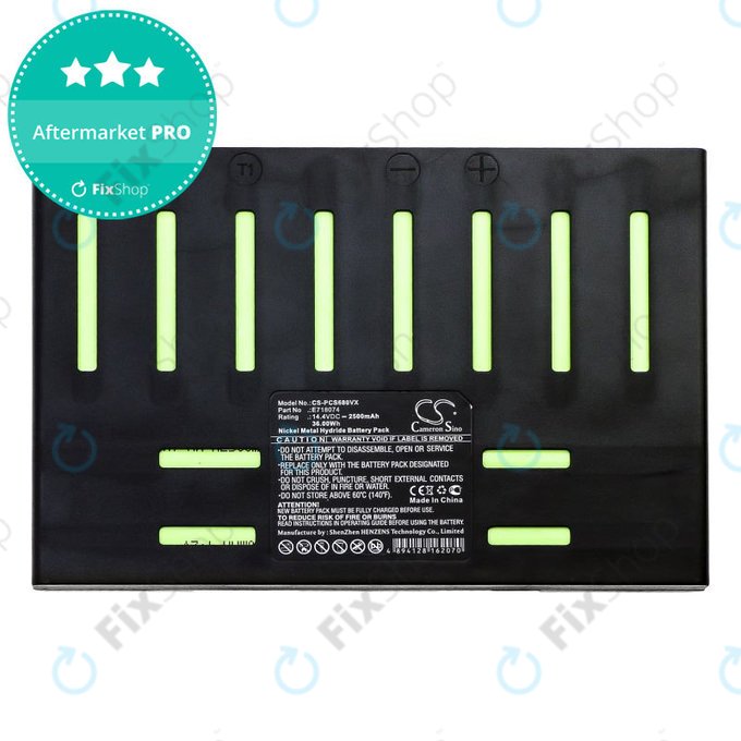 Baterie pentru Proscenic 902 Nono, Pro Coco, Robojet Air, 2500mAh, Ni-MH, 14.4V, E718074, HQ