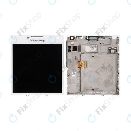 Blackberry Passport - Ecran LCD + Sticlă Tactilă + Ramă (White) TFT