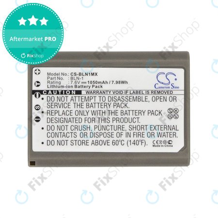 Baterie pentru Olympus E-M5, 1050mAh, Li-Ion, 7.6V, BLN-1, HQ