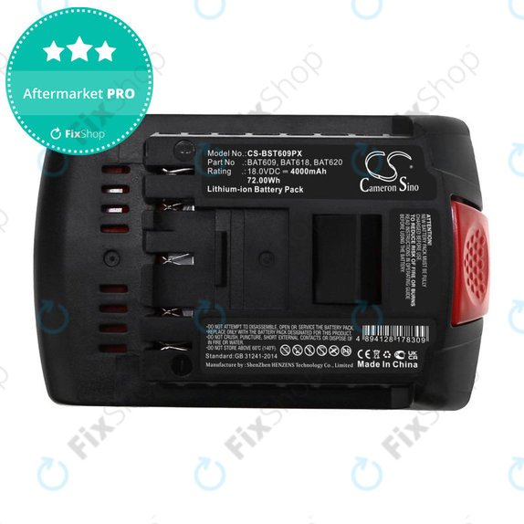 Baterie pentru Bosch 17618, Gsb 18, 4000mAh, Li-Ion, 18V, BAT620, HQ