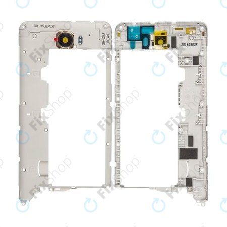 Huawei Y5II 4G CUN-L21 - Ramă Mijlocie + Sticlă Camere  (Auriu)