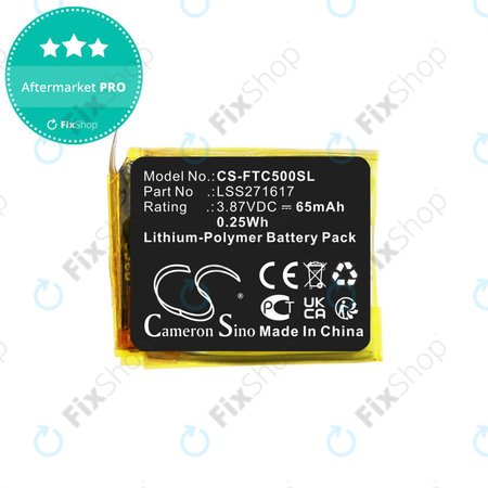 Baterie pentru Fitbit Charge 5, 65mAh, Li-Pol, 3.87V, LSS271617, HQ