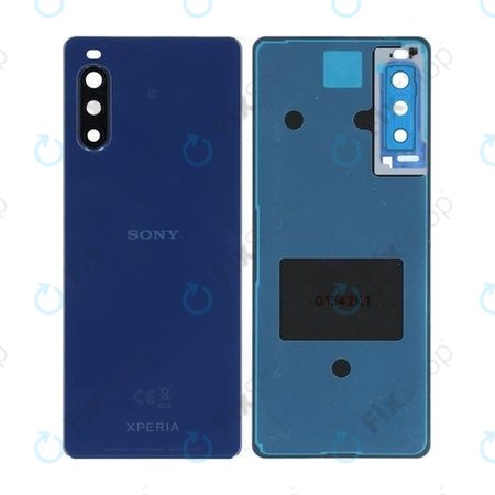Sony Xperia 10 II - Carcasă Baterie (Blue) - A5019527A Genuine Service Pack