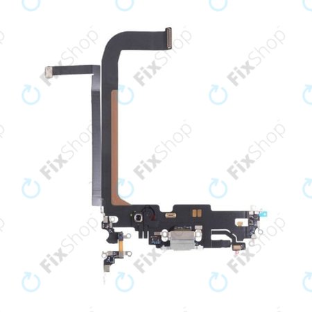 Apple iPhone 13 Pro Max - Conector de Încărcare + Cablu Flex (Silver)