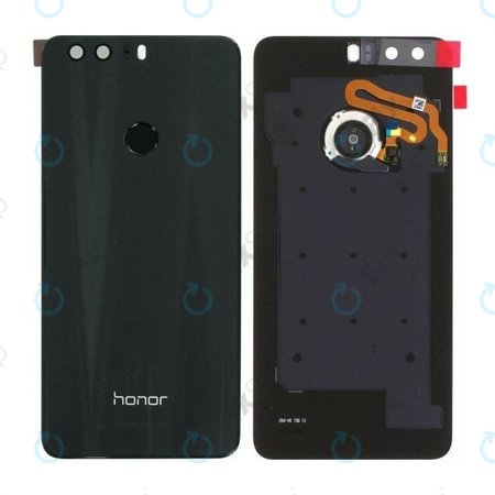 Huawei Honor 8 - Carcasă Baterie + Senzor de Amprentă (Black) - 02350XYW Genuine Service Pack