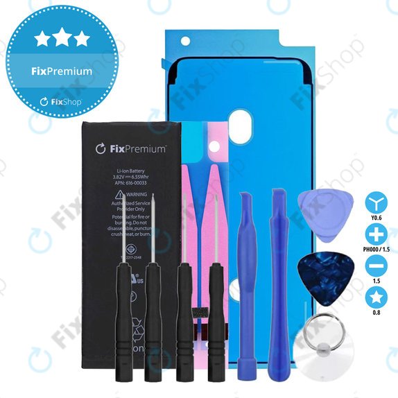 Baterie pentru iPhone 6S, 1715mAh, Adeziv (Adhesive), Unelte, FixPremium
