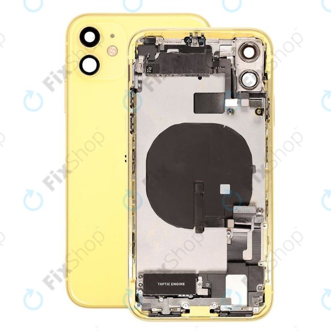 Apple iPhone 11 - Carcasă Spate cu Piese Mici (Yellow)