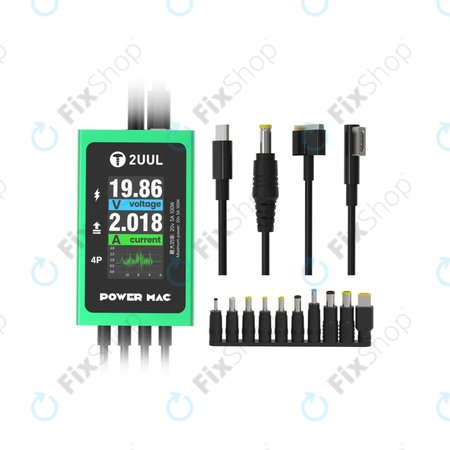 Cablu de alimentare pentru diagnosticare cu afișaj pentru laptopuri, 2UUL PW08