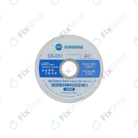 Sunshine SS-051 - Sârmă pentru Separarea Ecranelor LCD (0.03mm x 100M)