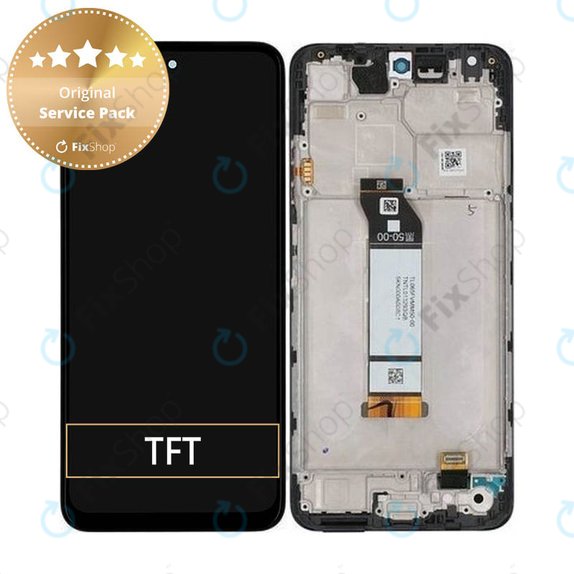 Xiaomi Redmi Note 10 5G - Ecran LCD + Sticlă Tactilă + Ramă (Graphite Grey) - 5600020K1900 Genuine Service Pack