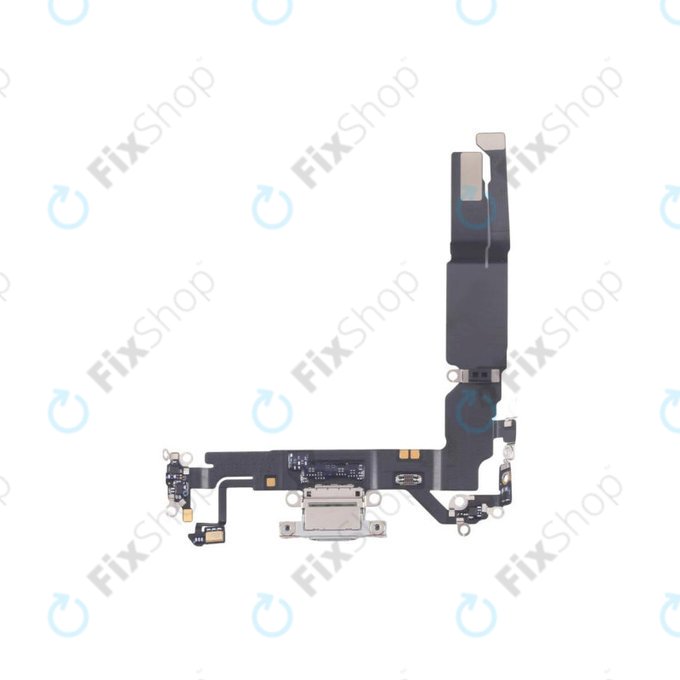 Apple iPhone 17 - Conector de Încărcare + Cablu Flex (White)