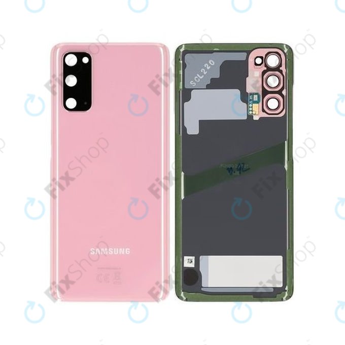 Samsung Galaxy S20 G980F - Carcasă Baterie (Cloud Pink) - GH82-22068C, GH82-21576C Genuine Service Pack