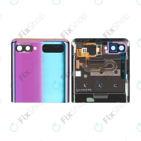 Samsung Galaxy Z Flip F700N - Carcasă Baterie Superior (Mirror Purple) - GH96-13380B Genuine Service Pack