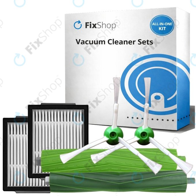 Set de piese de schimb pentru iRobot Roomba e-series, i-series, j-series (1 pereche de perii principale, 2x Filter, 2x Perie laterală)