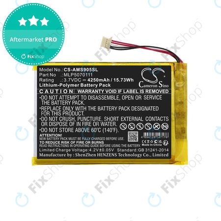 Baterie pentru Autel MaxiSys Mini, MaxiIM IM508, MS905, 4250mAh, Li-Pol, 3.7V, MLP5070111, HQ