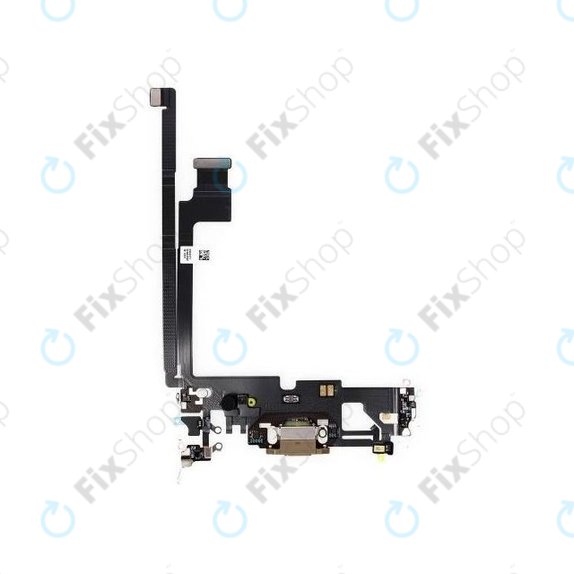 Apple iPhone 12 Pro Max - Conector de Încărcare + Cablu Flex (Gold)