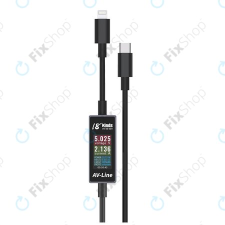 AV-Line - Cablu de Incărcare cu Detectare Inteligentă (Lighting - USB-C)
