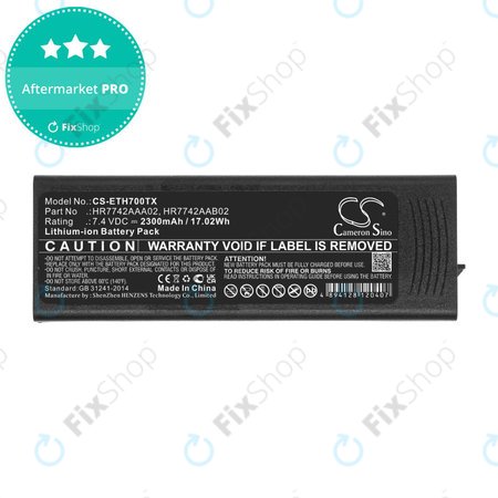 Baterie pentru EADS P3G, TPH700, 2300mAh, Li-Ion, 7.4V, HR7742AAA02, HQ