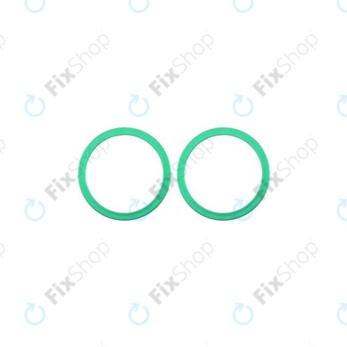 Apple iPhone 11, 12, 12 mini - Ramă Diapozitiv Cameră (Green) - 2buc