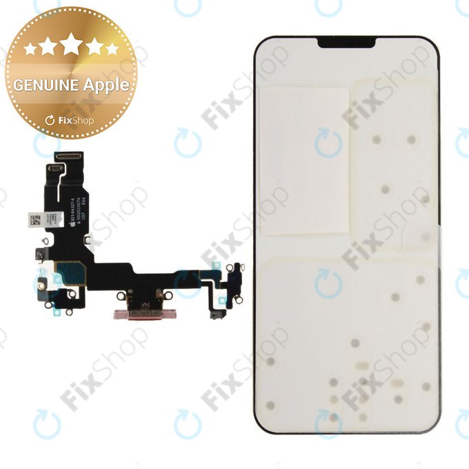 Conector de Încărcare + Cablu Flex pentru iPhone 15 | Pink | 923-09761 | Genuine Apple
