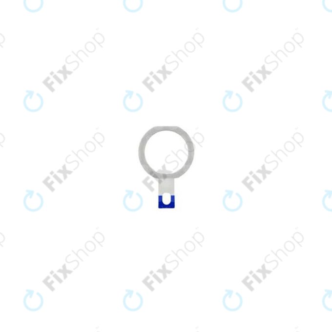 Apple iPad Air - Inelul din Plastic a Butonului Acasă (White)