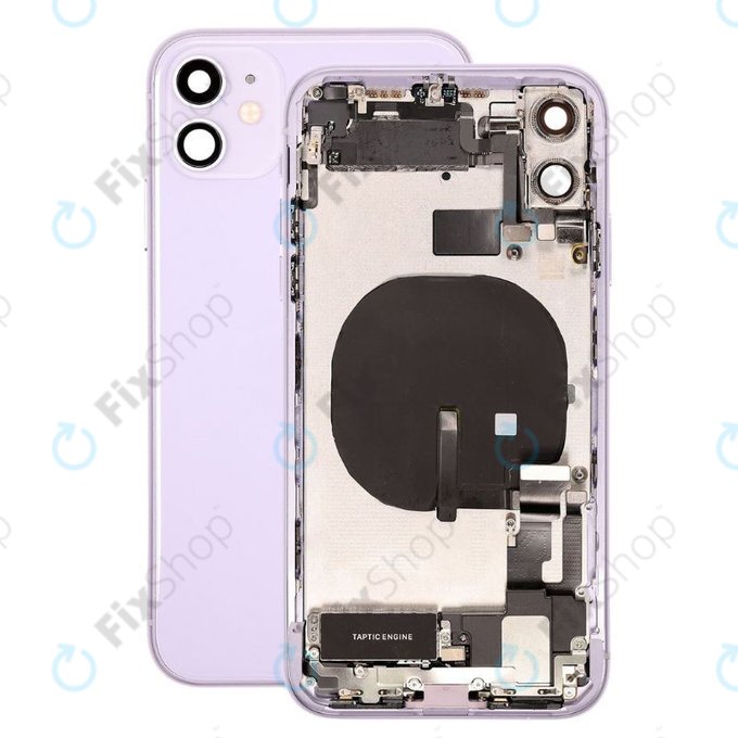 Apple iPhone 11 - Carcasă Spate cu Piese Mici (Purple)