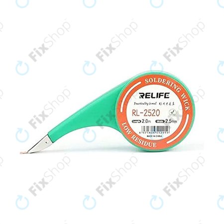 Relife RL-2520 - Fitil de lipit Pentru Îndepărtarea Excesului de Tablă (2.5mm)