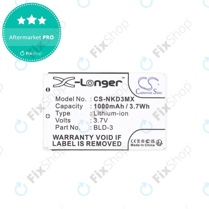 Baterie pentru Nokia 7250i, 6610, 6585, 6560, 6200, 6220, 1000mAh, Li-Ion, 3.7V, BLD-3, HQ