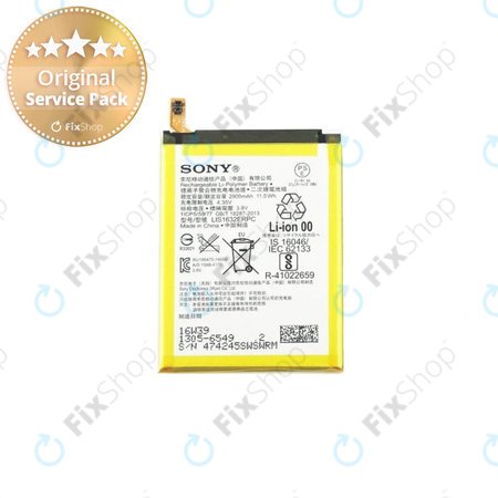 Sony Xperia XZ F8331 - Baterie LIS1632ERPC 2900mAh - 1305-6549 Genuine Service Pack
