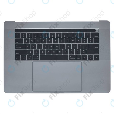 Apple MacBook Pro 15" A1707 (Late 2016 - Mid 2017) - Superior Ramă Tastatură + Tastatură (US) + Microfon + Trackpad + Boxe (Space Gray)