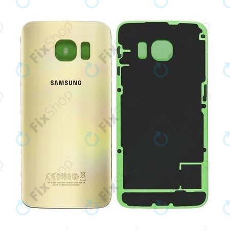 Samsung Galaxy S6 Edge G925F - Carcasă Baterie (Gold Platinum) - GH82-09602C Genuine Service Pack