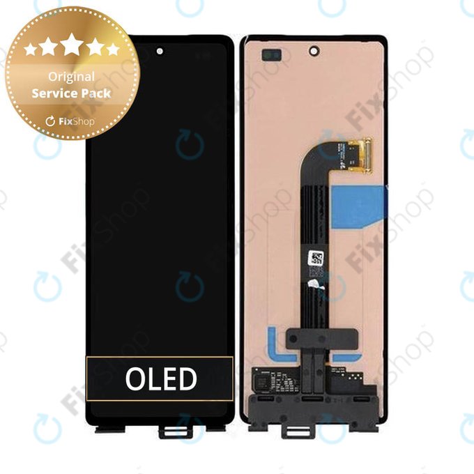 Samsung Galaxy Z Fold 2 F916B - Ecran LCD + Sticlă Tactilă (Extern) - GH82-23943A, GH82-24024A Genuine Service Pack