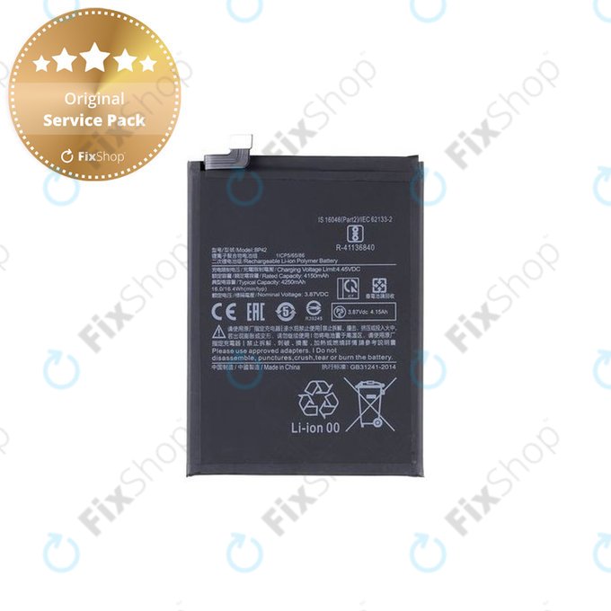 Xiaomi Mi 11 Lite 4G, Mi 11 Lite 5G, 11 Lite 5G NE - Baterie BP42 4250mAh - 46020000741Y Genuine Service Pack